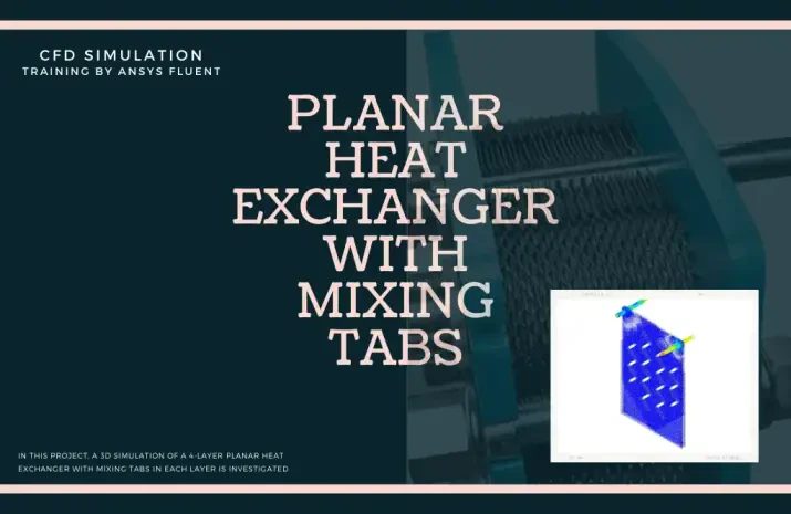 Planar Heat Exchanger with Mixing Tabs Simulation, ANSYS Fluent Training