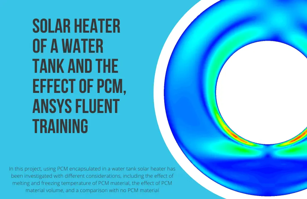 Solar Heater of Water Tank with PCM CFD Simulation