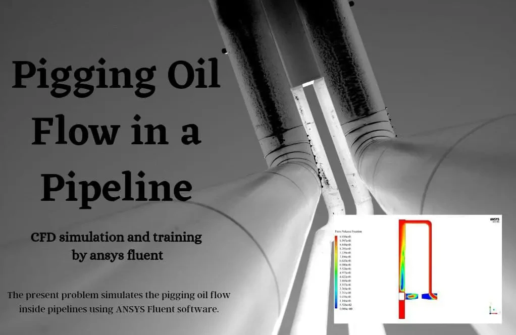 Pigging Oil Flow in a Pipeline: VOF CFD Simulation