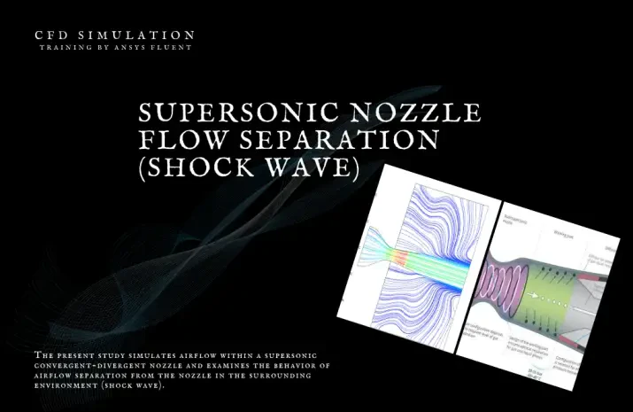 Supersonic Nozzle Flow Separation and Shock Wave