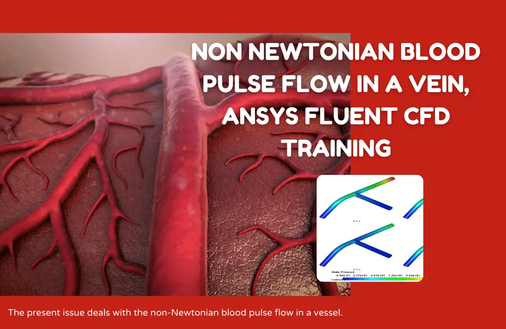 Non-Newtonian Blood Pulse Flow in a Vein, ANSYS Fluent CFD Training