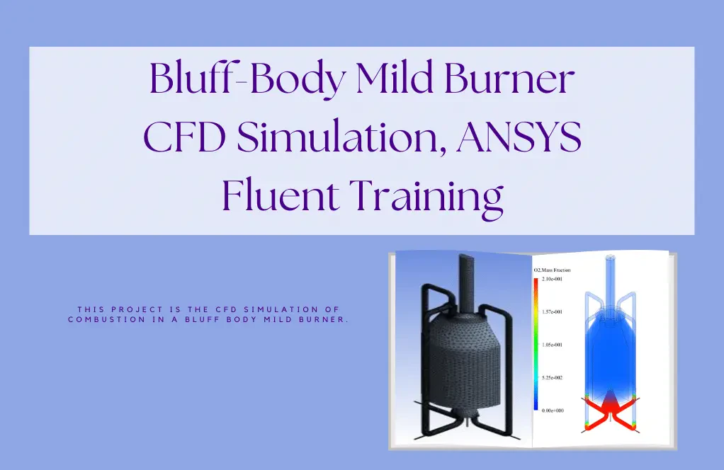Bluff-Body Mild Burner CFD Simulation