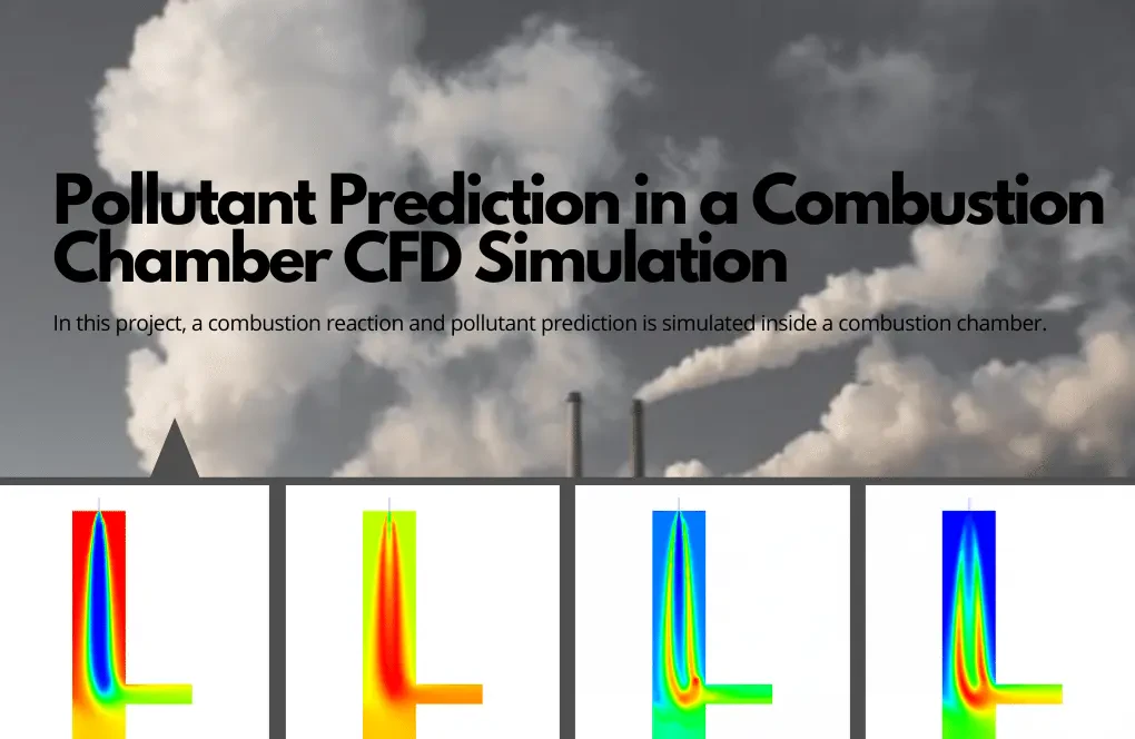 Pollutant Prediction in a Combustion Chamber, ANSYS Fluent CFD Simulation Training