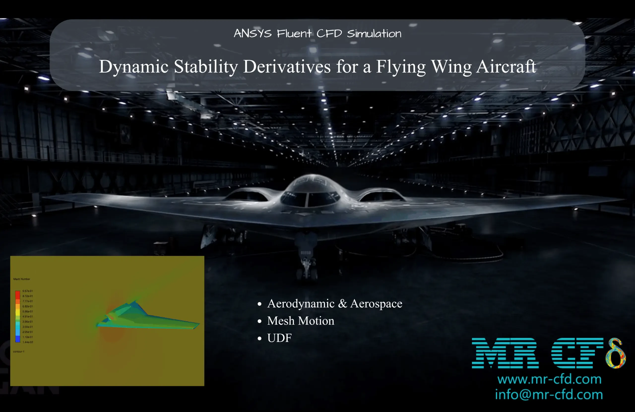 Dynamic Stability Derivatives for a Flying Wing (RQ-170)