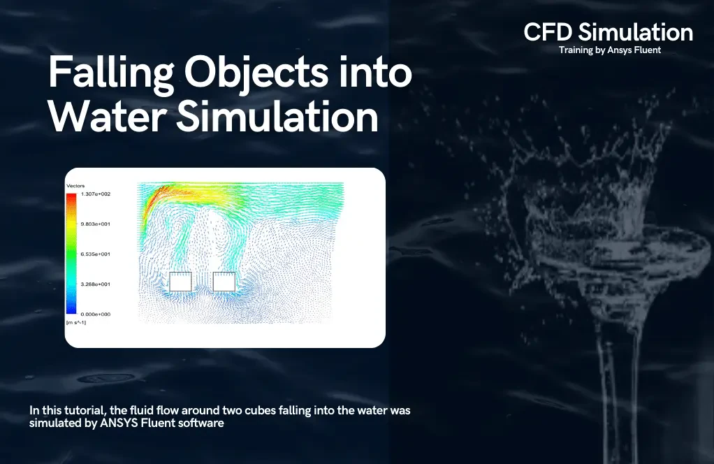 Falling Objects into Water CFD Simulation, Dynamic Mesh, ANSYS Fluent Training
