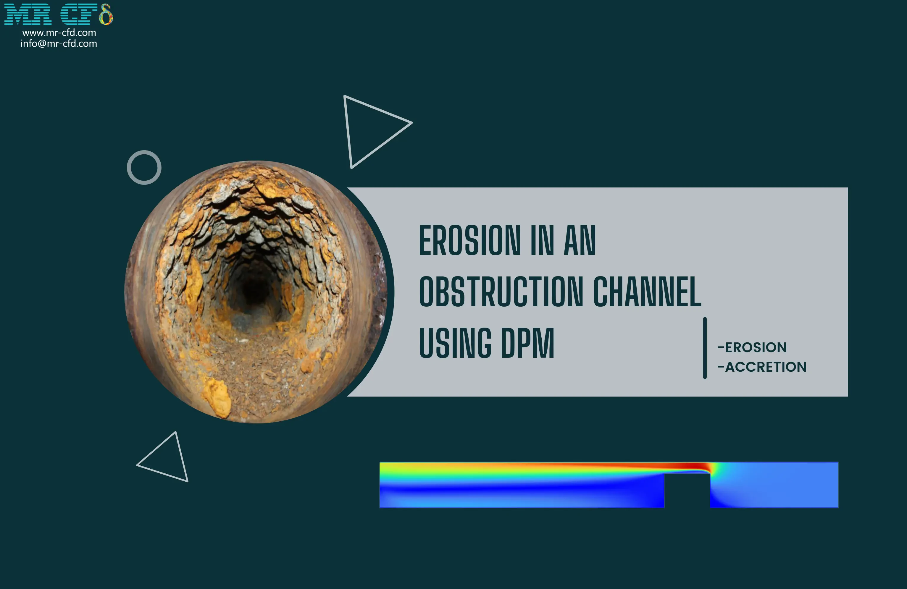 Erosion In An Obstruction Channel Using DPM