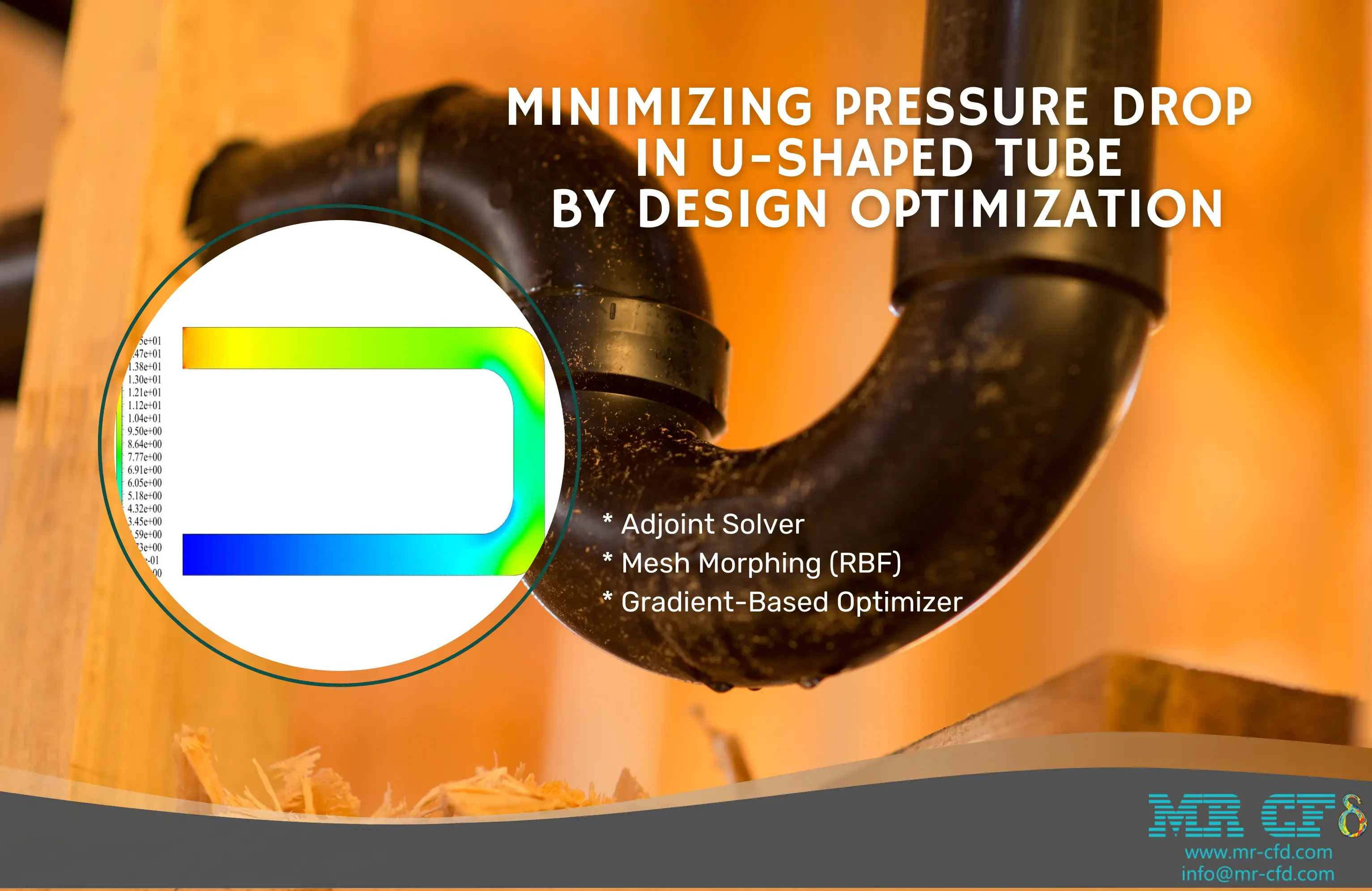 Minimizing Pressure Drop by Adjoint Solver (RBF), ANSYS Fluent CFD Simulation Training