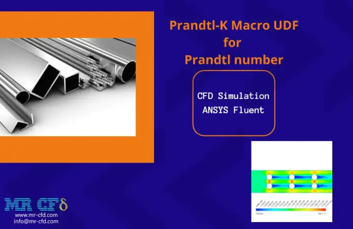 Prandtl-K Macro, UDF, Prandtl number CFD Simulation
