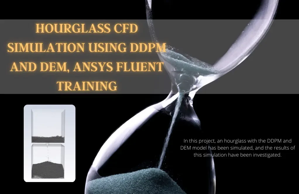 Hourglass CFD Simulation Using DDPM and DEM