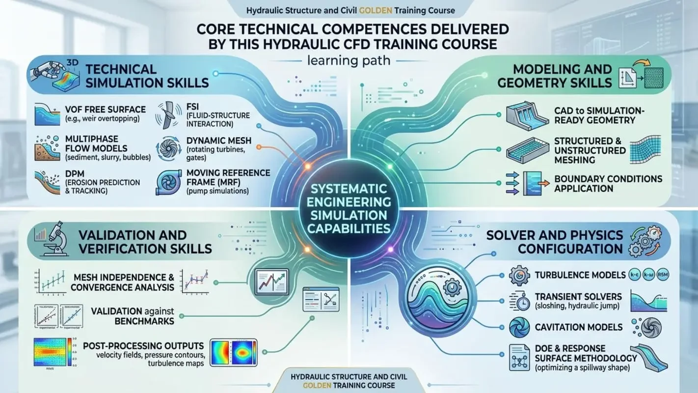 Core Technical Competencies Delivered by This Hydraulic CFD Training Course