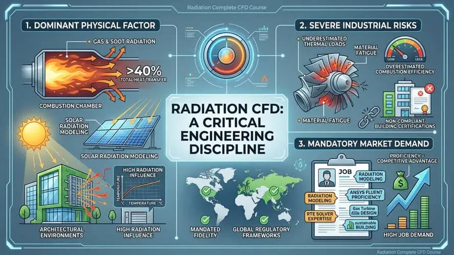 Why Radiation Heat Transfer CFD Simulation Is a Critical Engineering Discipline