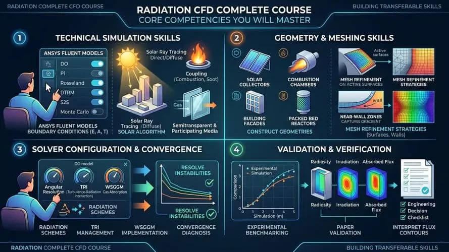 Core Technical Competencies in Radiation CFD Simulation You Will Master