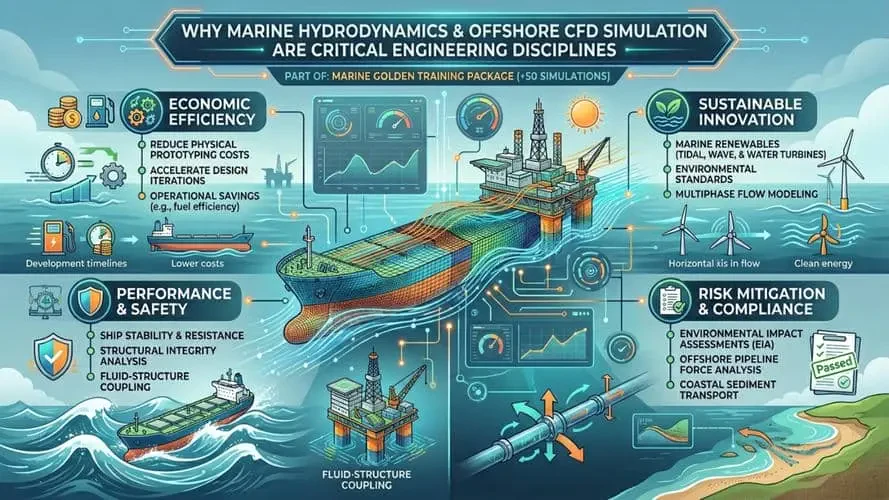 Why Marine Hydrodynamics and Offshore CFD Simulation Are Critical Engineering Disciplines