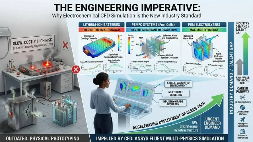 The Engineering Imperative Behind Electrochemical Energy Systems CFD Simulation