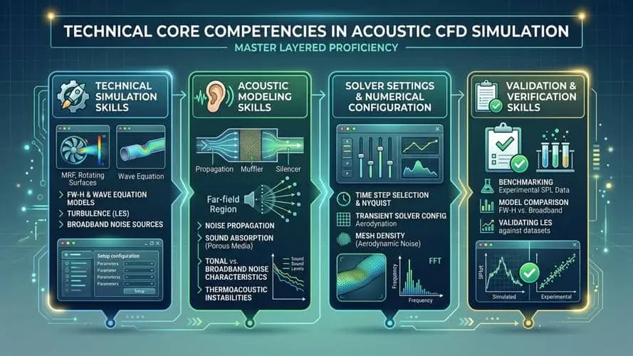 Technical Core Competencies in Acoustic CFD Simulation You Will Master