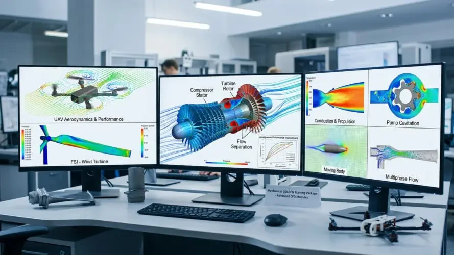Advanced Mechanical CFD Modules Included