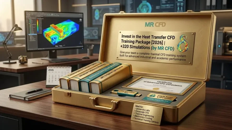 Master CHT, electronics cooling, HVAC, PCM, heat exchangers, solar systems, batteries, radiation, and thermal management in one premium CFD bundle.