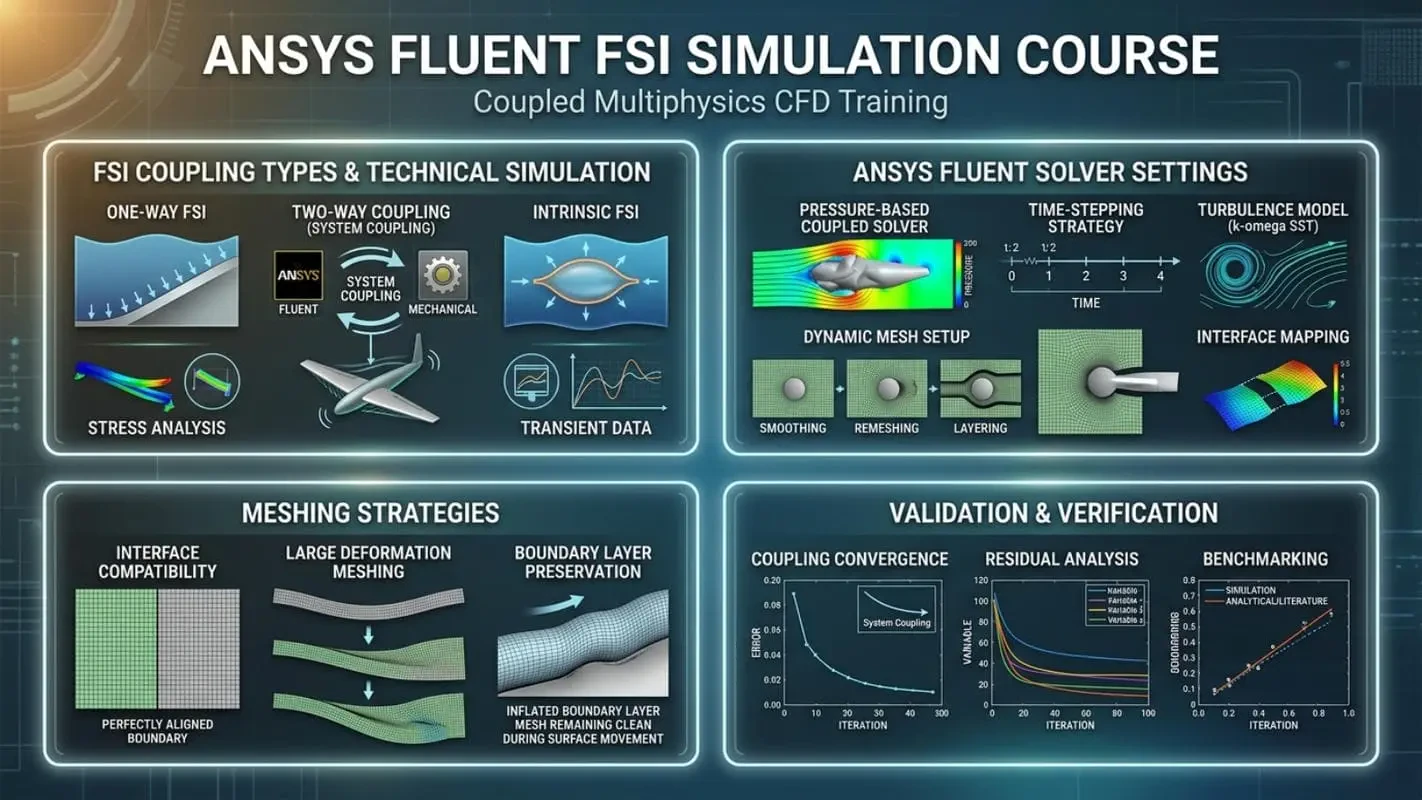 Technical Core Competencies & Coupled Solver Mastery in Ansys FSI Simulation