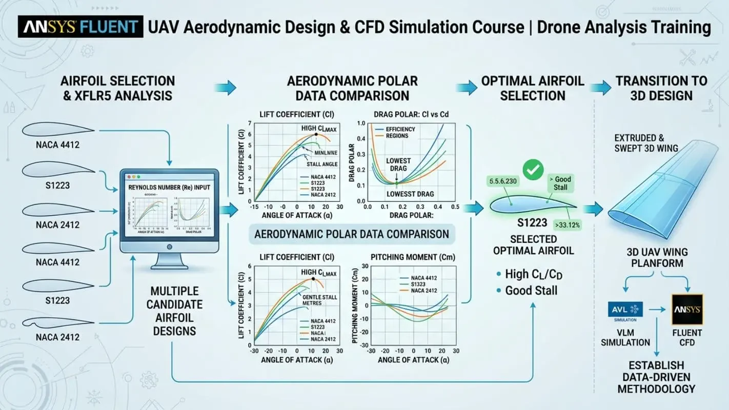 Airfoil Selection and 2D Polar Analysis Using XFLR5