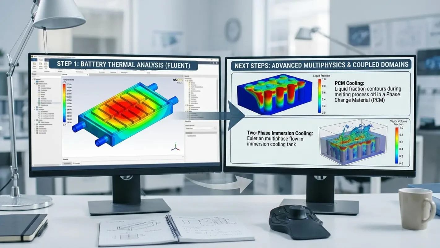 Educational Progression & Next Steps in Fluent Battery Simulation