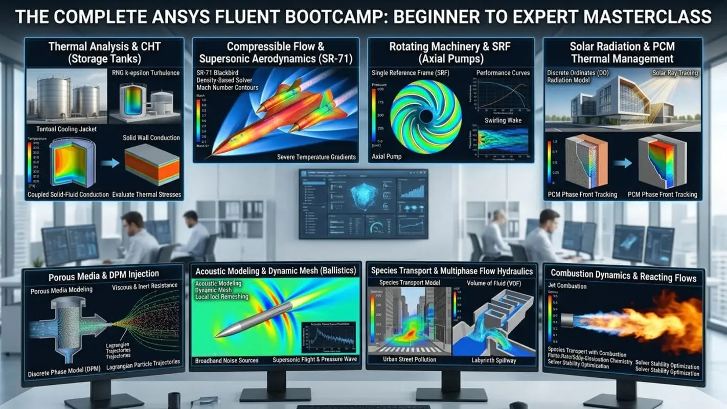 Ansys Fluent online training for engineers