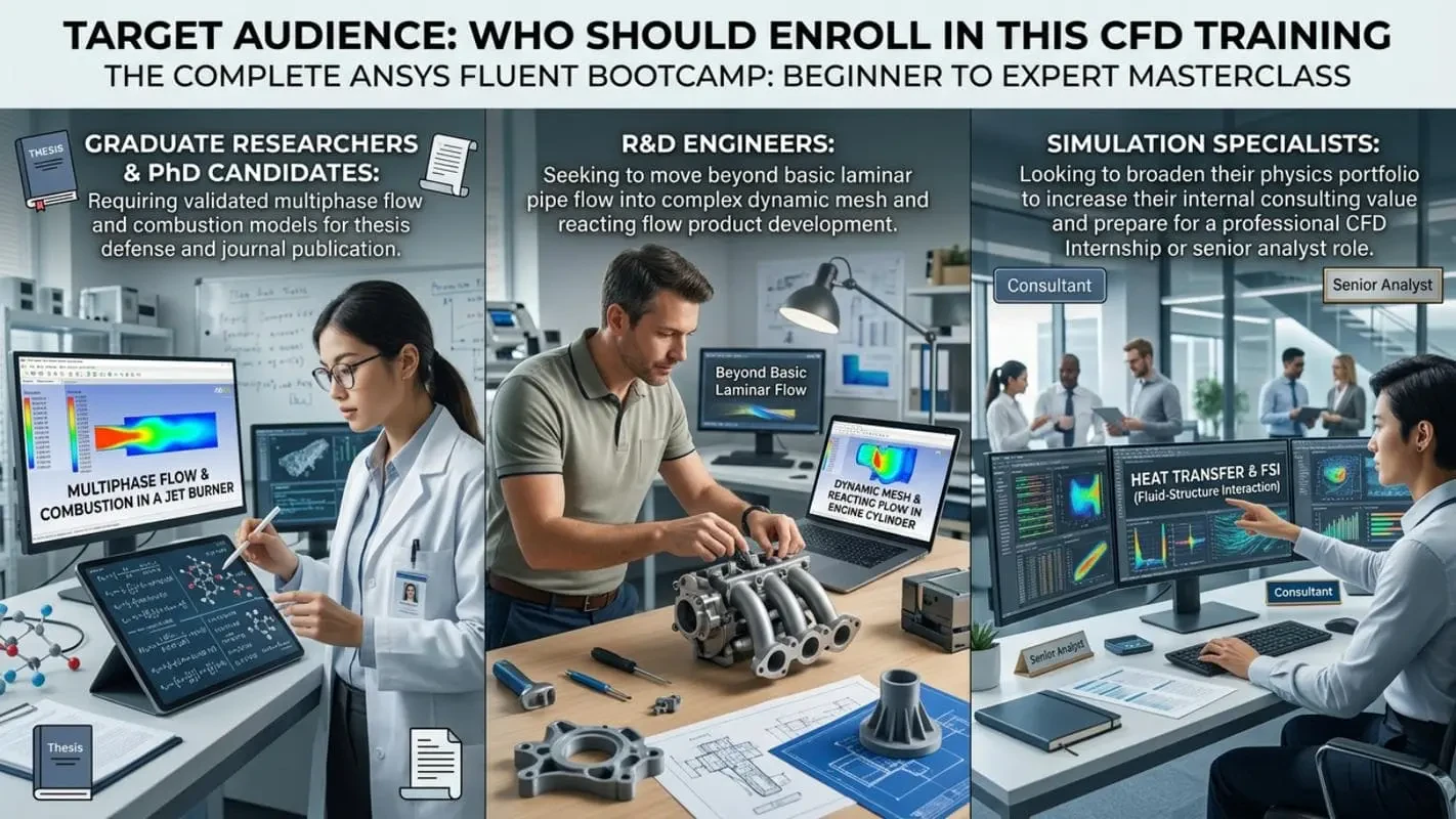 Who Should Enroll in This Full ANSYS Fluent Bootcamp Training Course