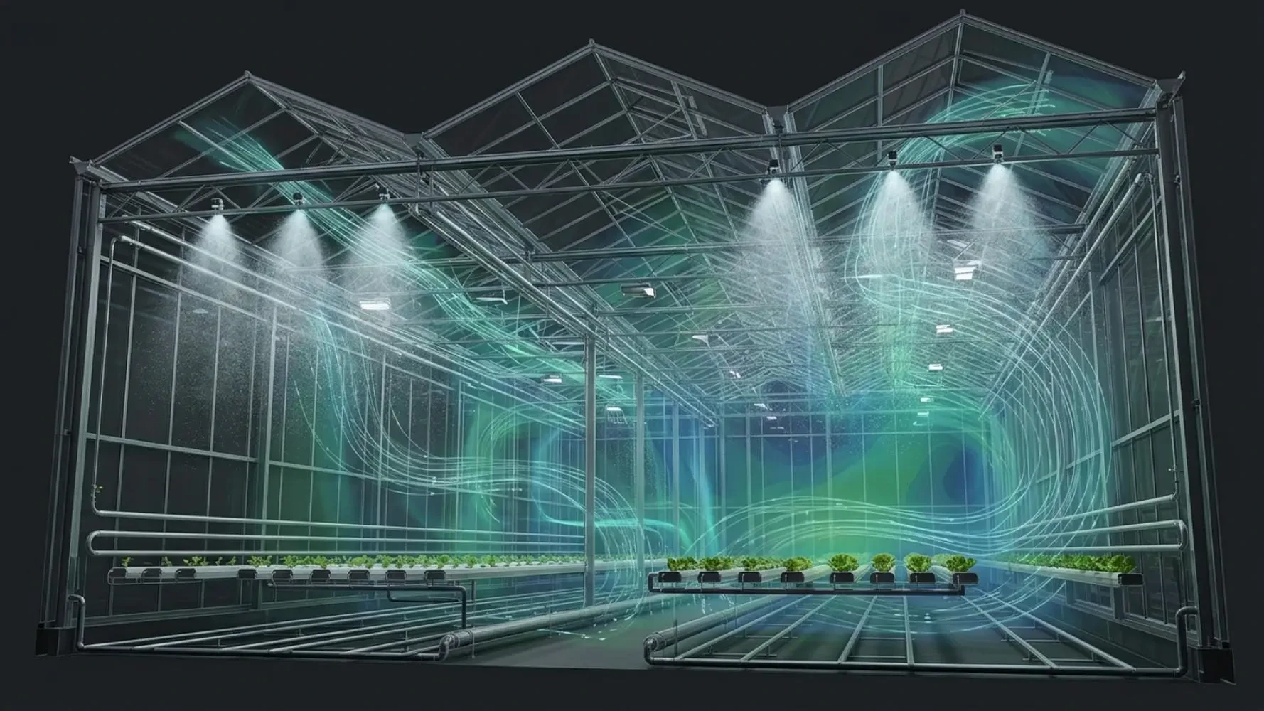 Greenhouse Microclimate & Spraying Simulation