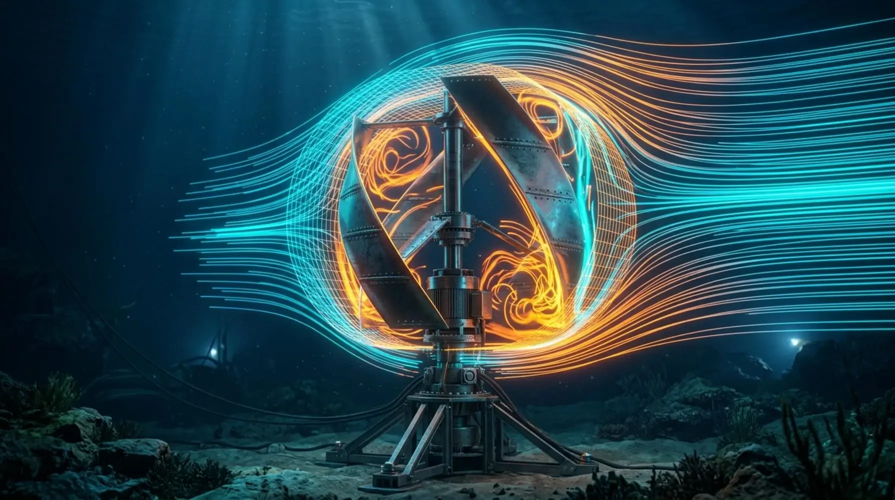 Darrieus Water Turbine: Vertical Axis, Dynamic Mesh