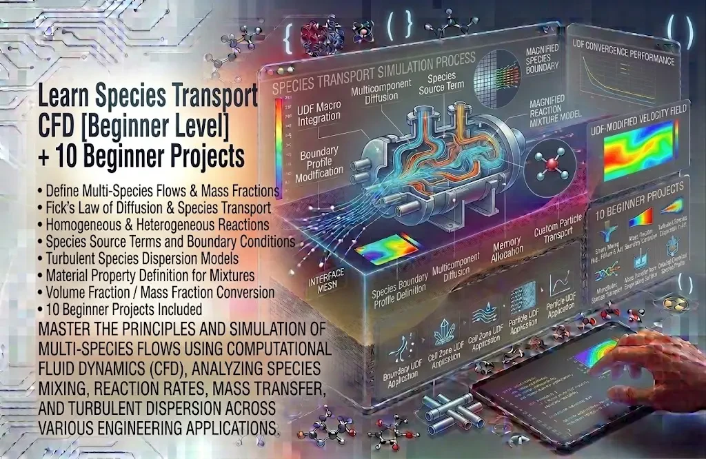 Species Transport: Beginner CFD Training Package