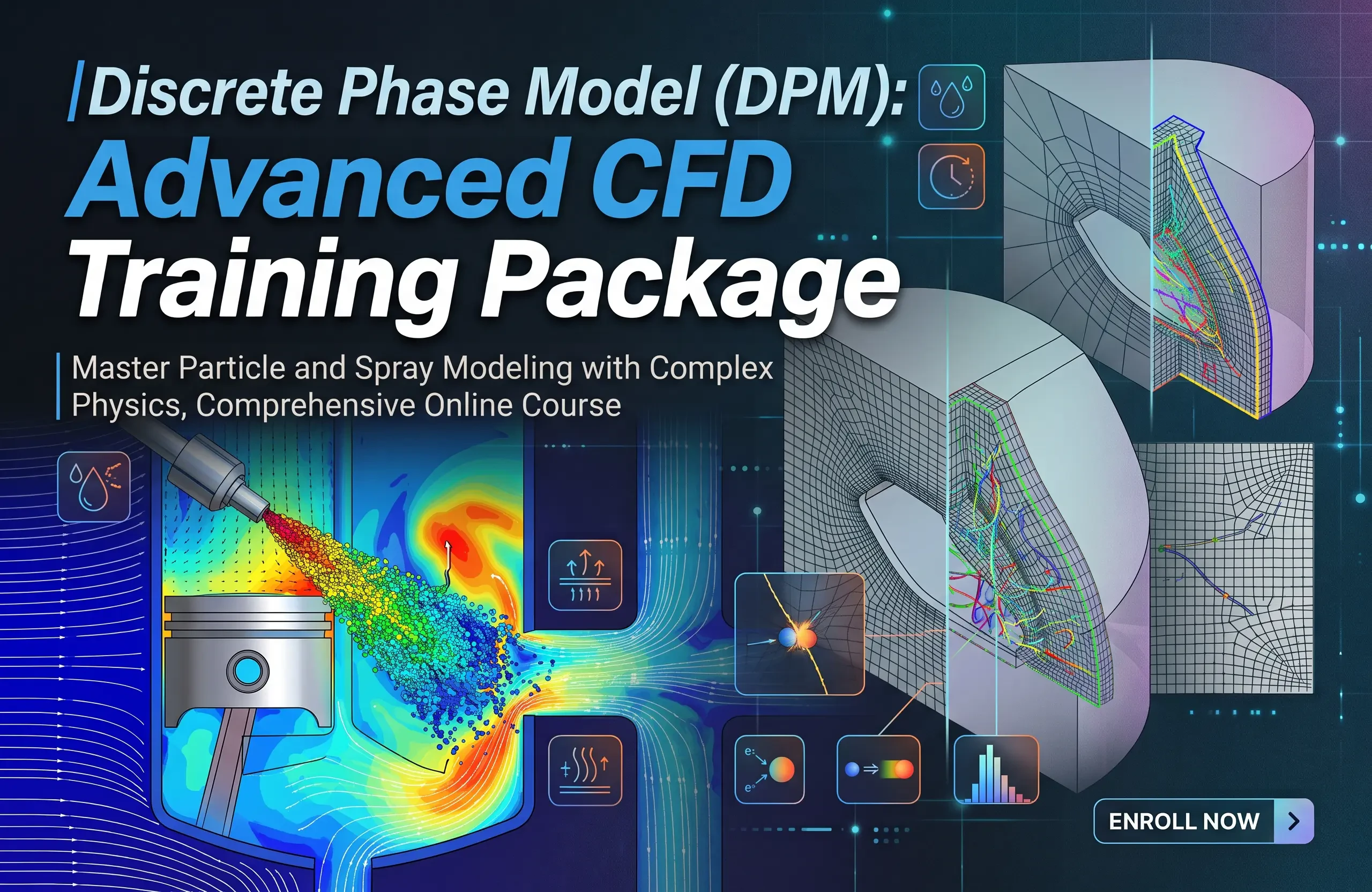 Discrete Phase Model (DPM): Advanced CFD Training Package