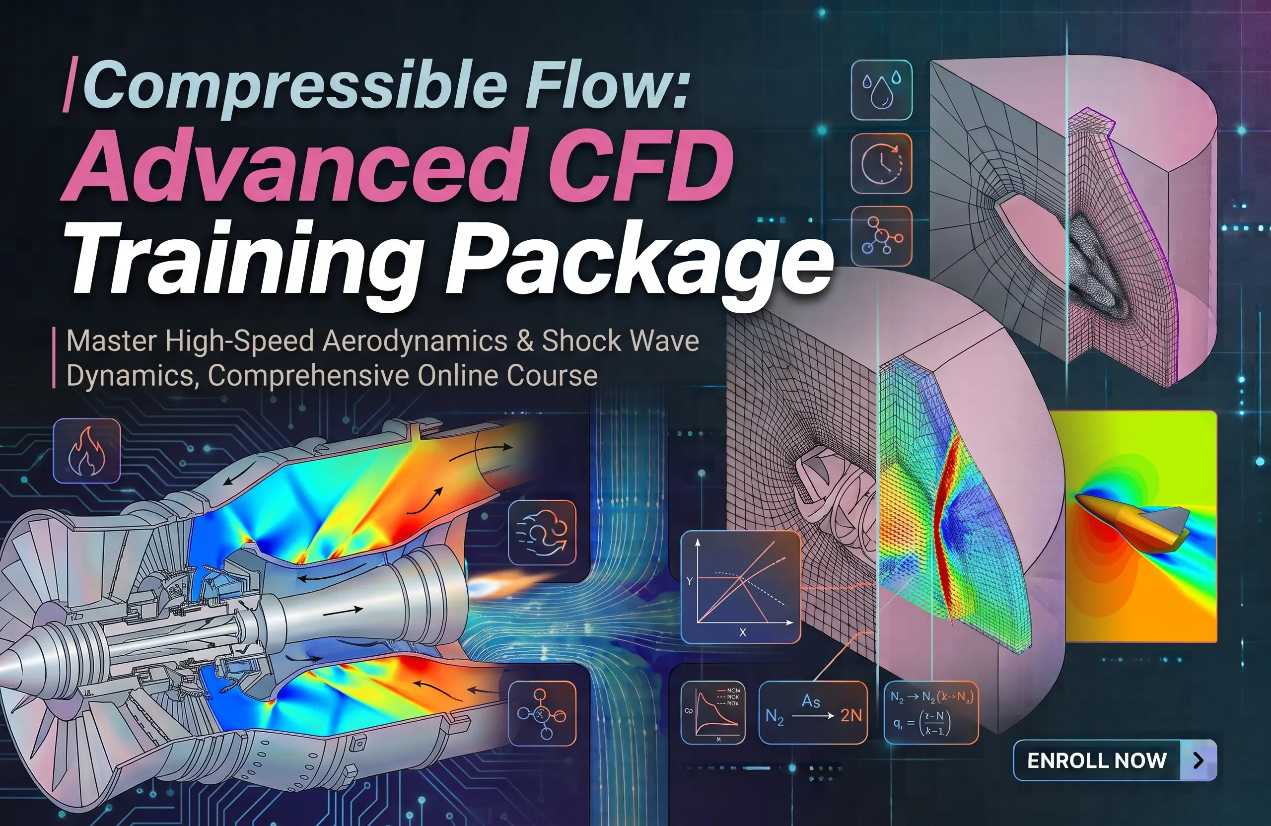 Compressible Flow: Advanced CFD Training Package
