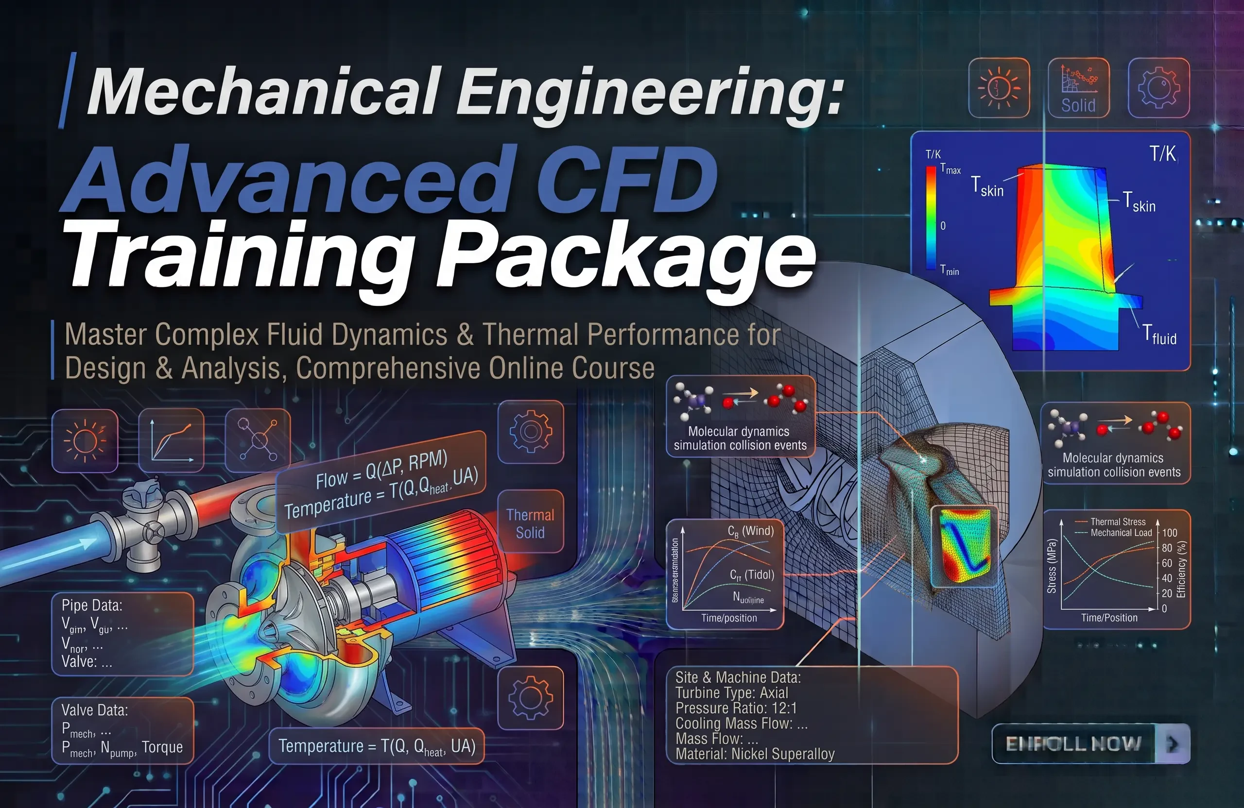 Mechanical Engineering: Advanced CFD Training Package