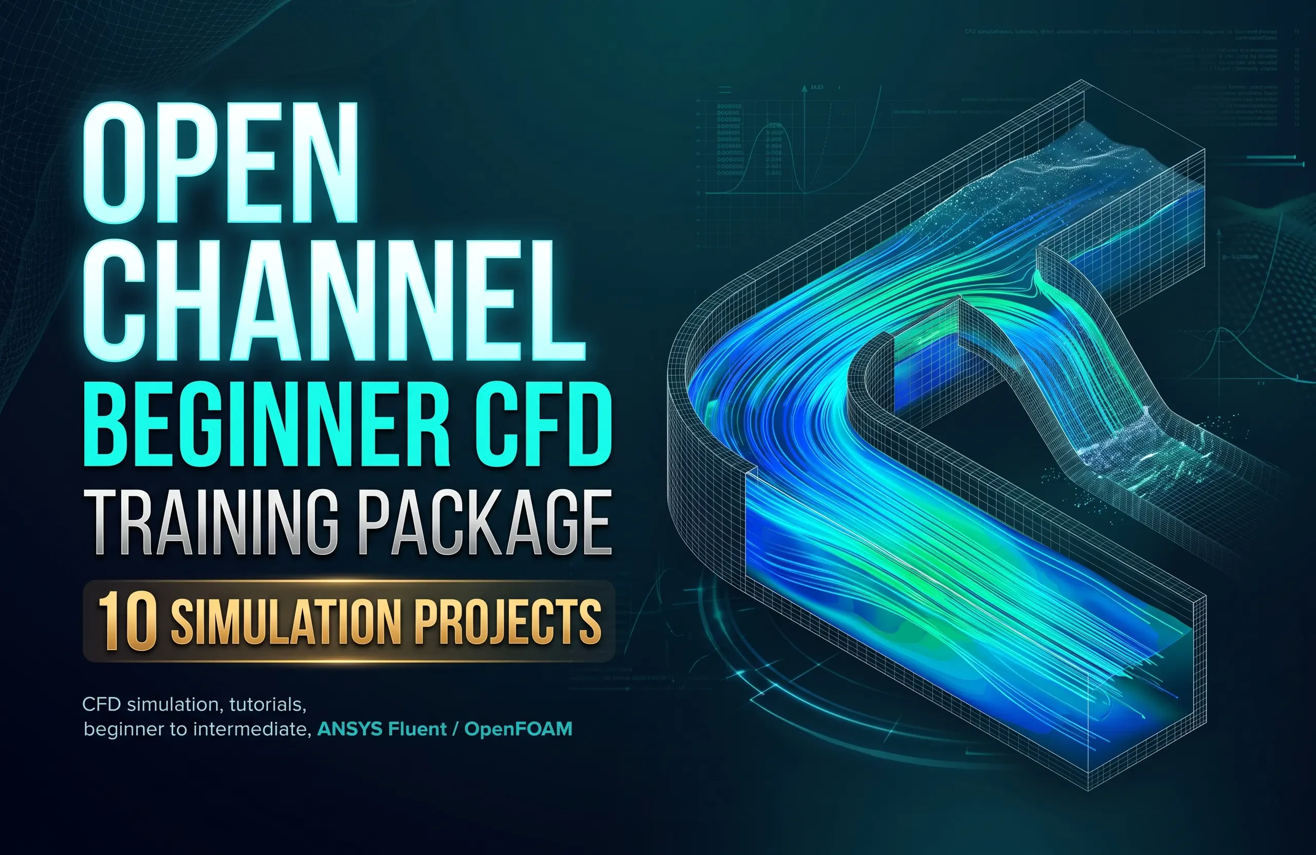 Open Channel: Beginner CFD Training Package