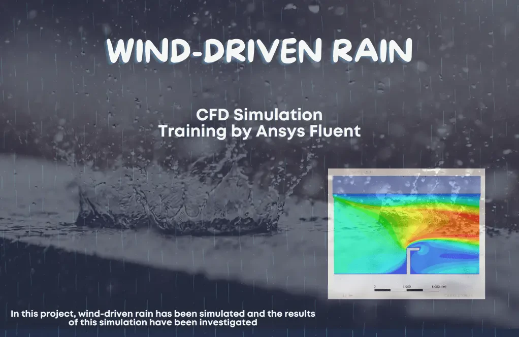 Wind Driven Rain (1-way Vs. 2-way) DPM, Ansys Fluent CFD Simulation Training