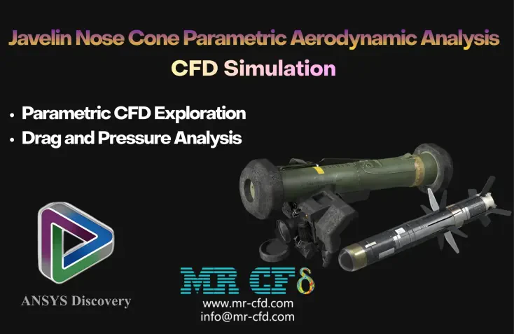 ANSYS Discovery: Javelin Nose Cone Parametric Aerodynamic Analysis, CFD Simulation