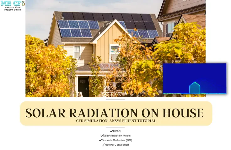 Solar Radiation effect on a House CFD Simulation