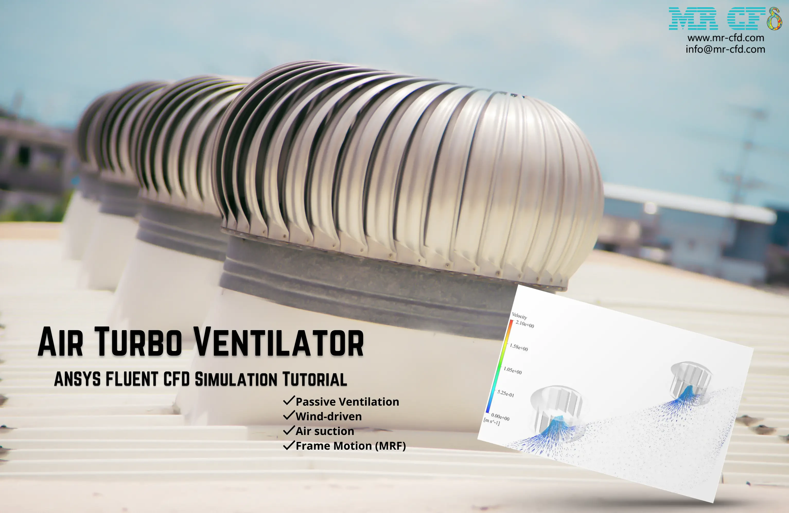 Turbo Ventilator, ANSYS Fluent CFD Simulation Tutorial