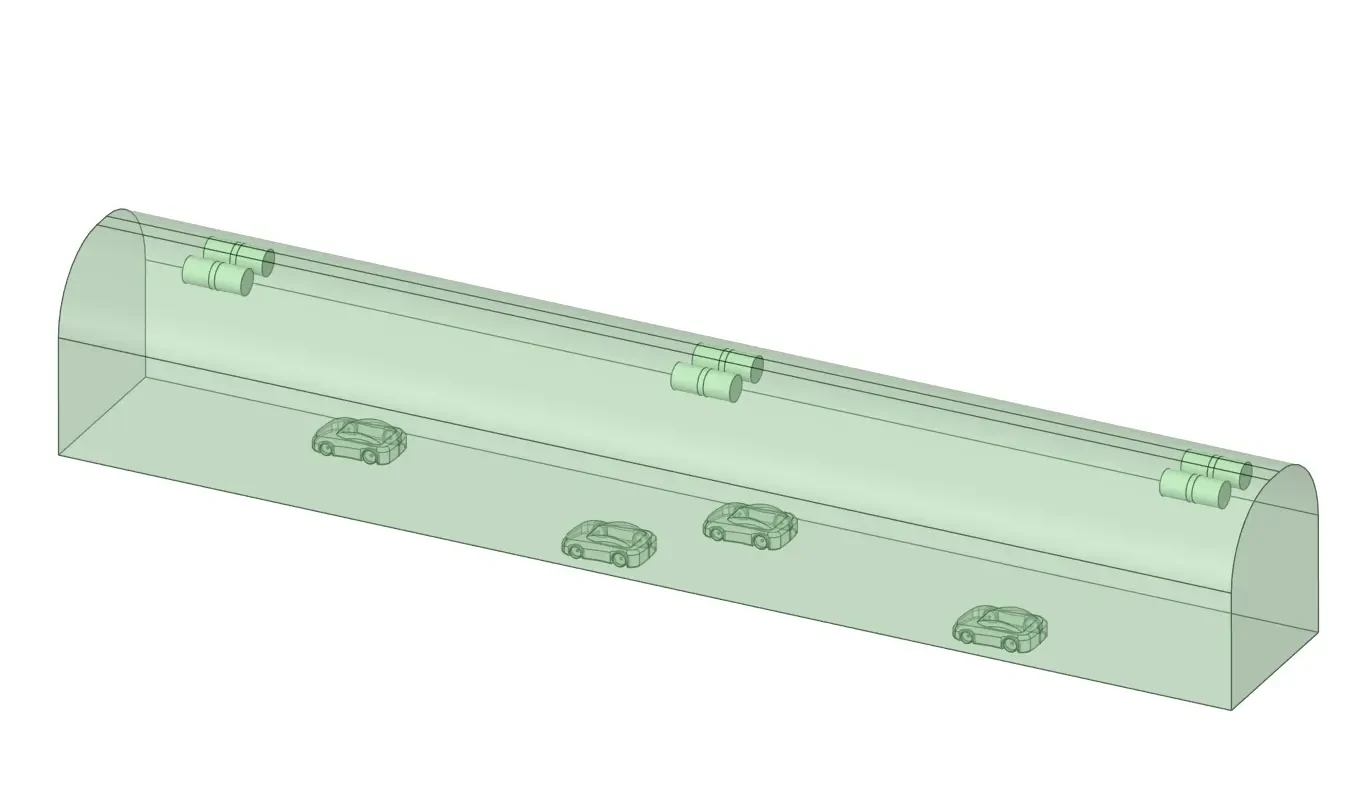 Smoke Ventilation Using Jet Fan