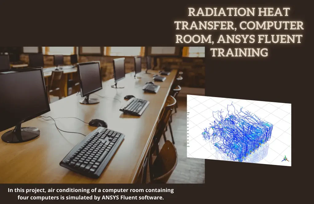 Radiation Heat Transfer in a Computer Room
