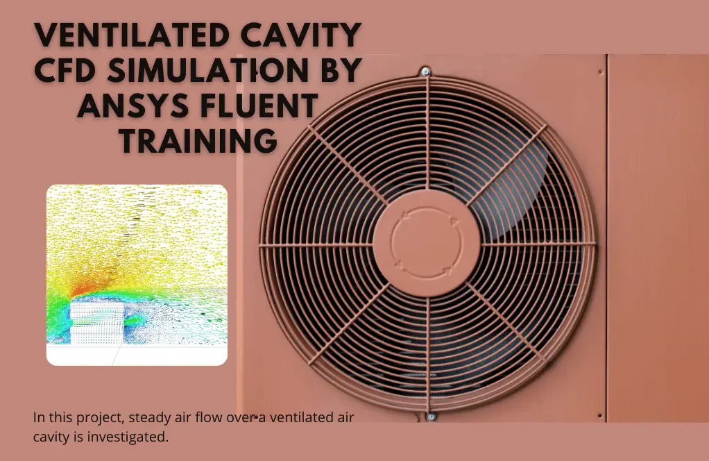 Ventilated Cavity CFD Simulation by ANSYS Fluent Training