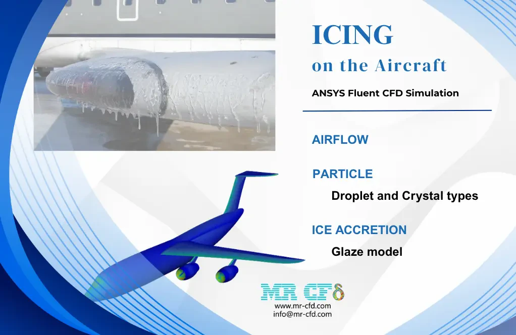 Icing on aircraft, ANSYS Fluent CFD Simulation