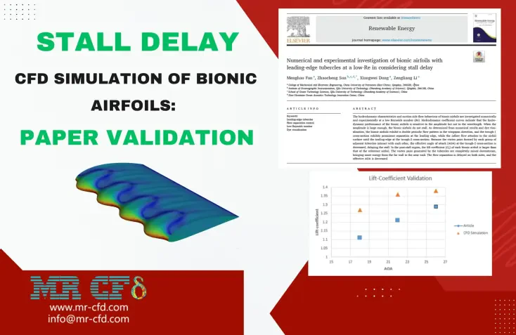 Stall Delay CFD Simulation of Bionic Airfoils: Paper Validation