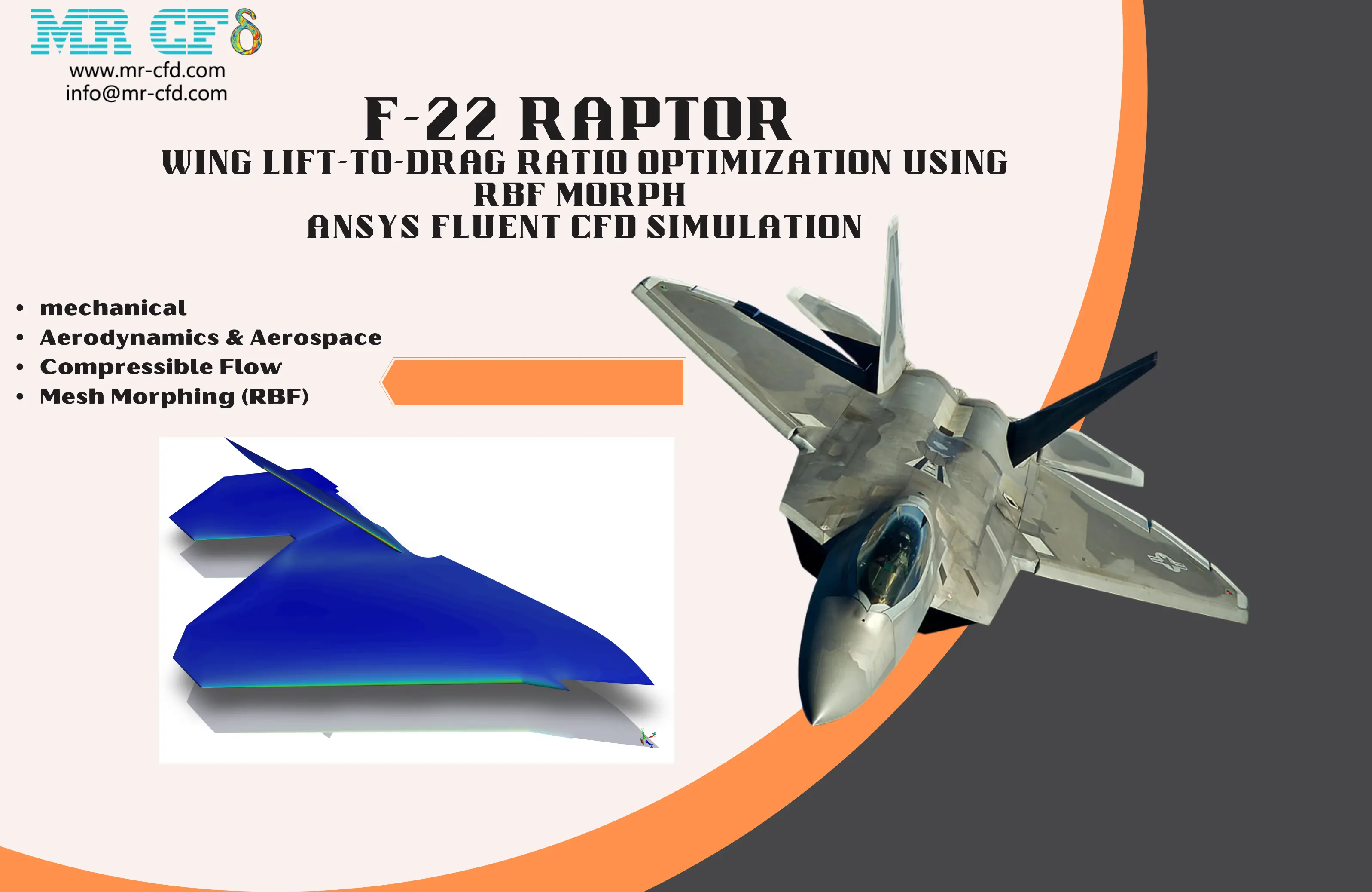 F-22 Raptor Wing Lift-to-Drag Ratio Optimization Using RBF Morph