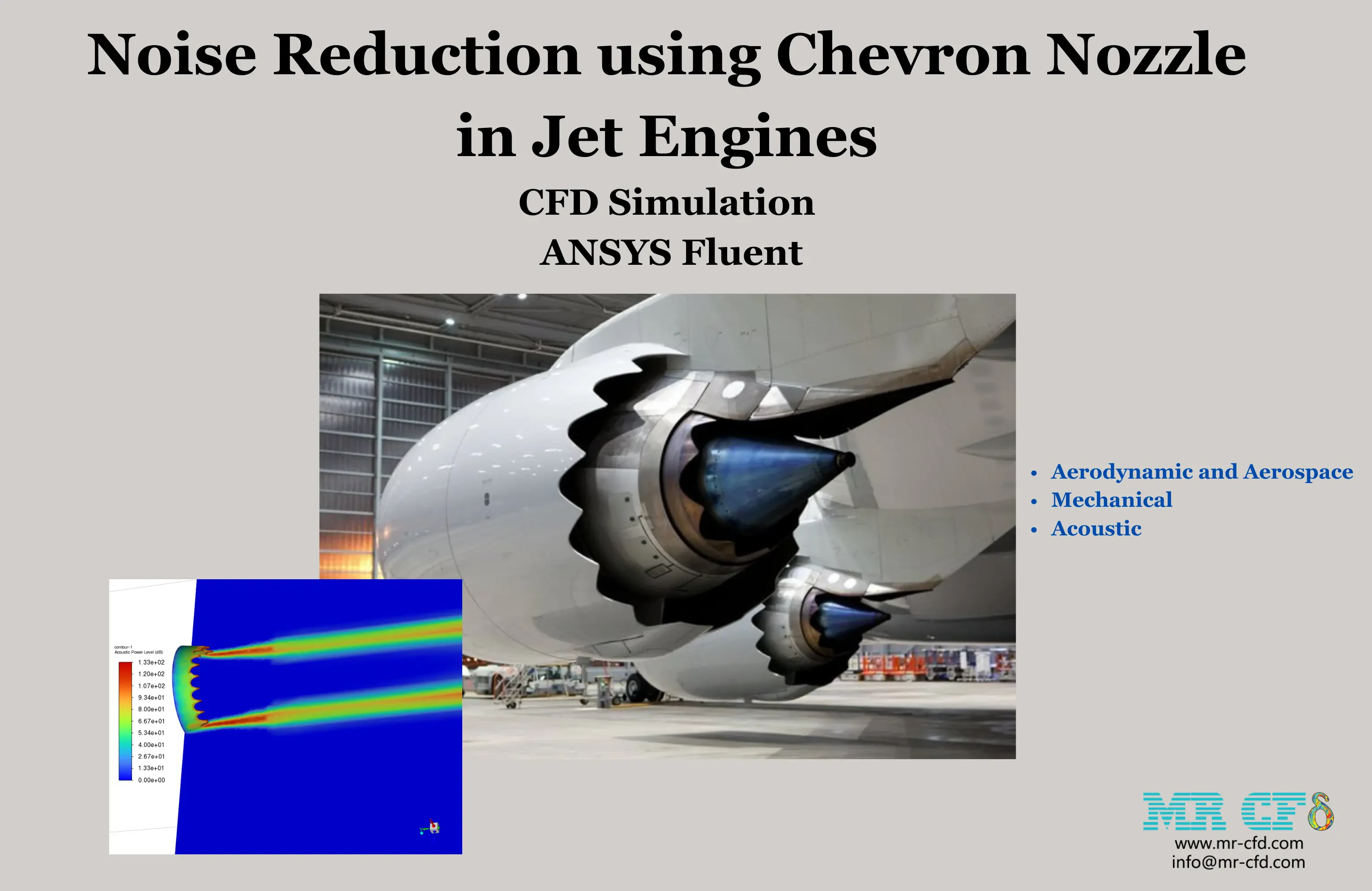 Noise Reduction Using Chevron Nozzles in Jet Engines, ANSYS Fluent