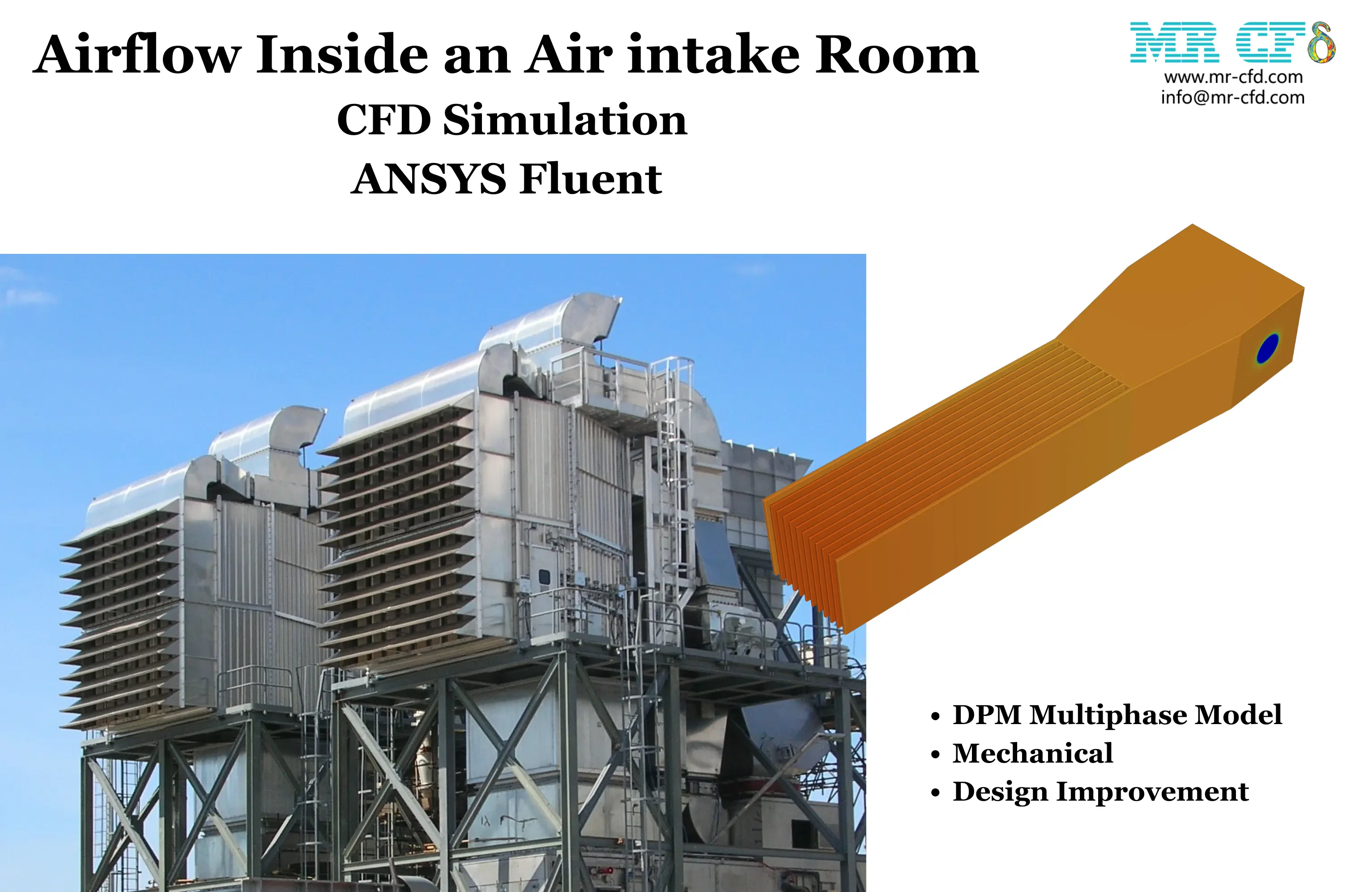 Particle Purifying in Air Intake Room, Design Improvement CFD Simulation