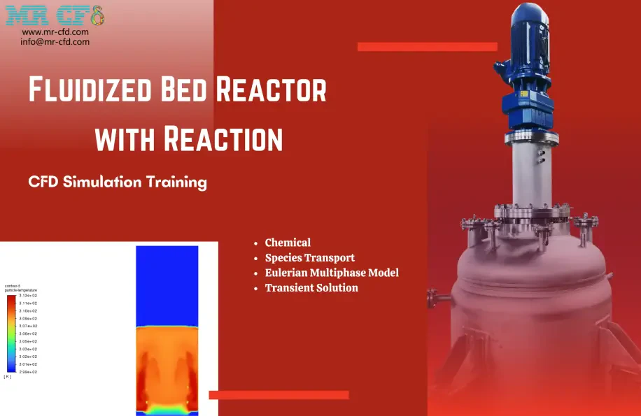 Fluidized Bed Reactor with Reaction CFD Simulation Training