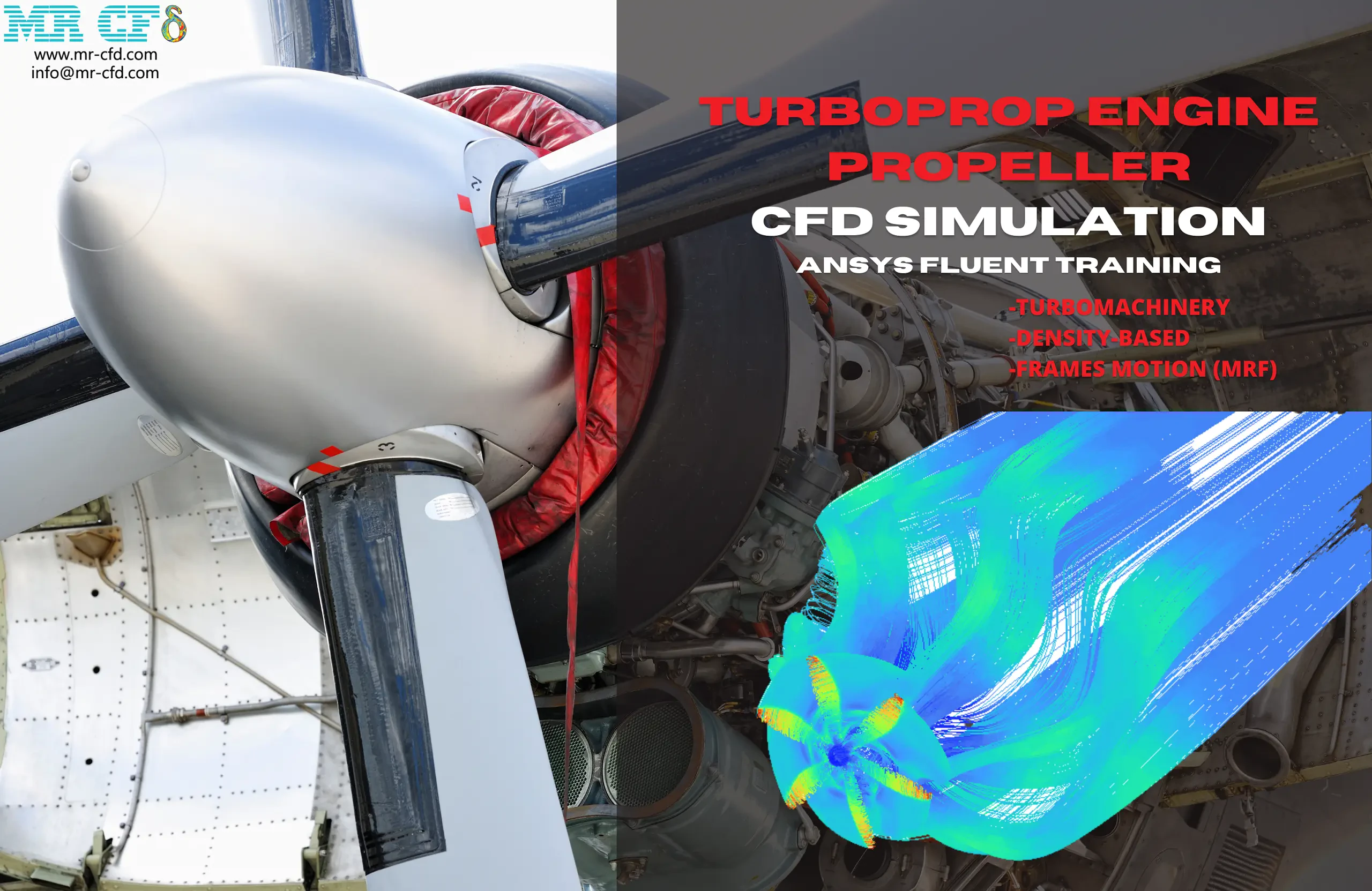 Turboprop Engine Propeller CFD Simulation