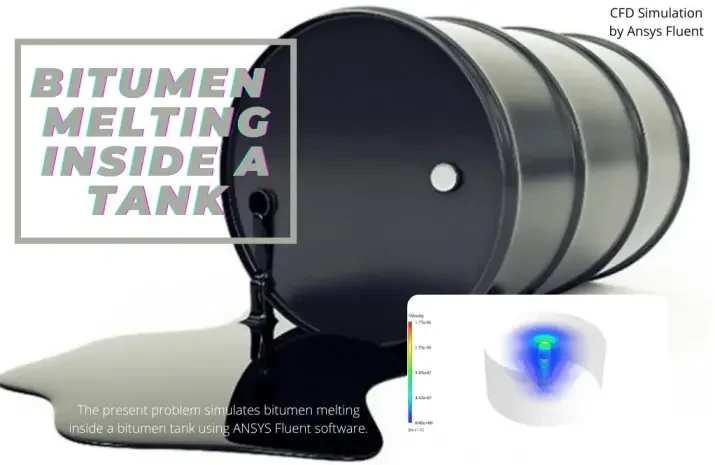 Bitumen Melting Inside a Tank, CFD Simulation ANSYS Fluent Training