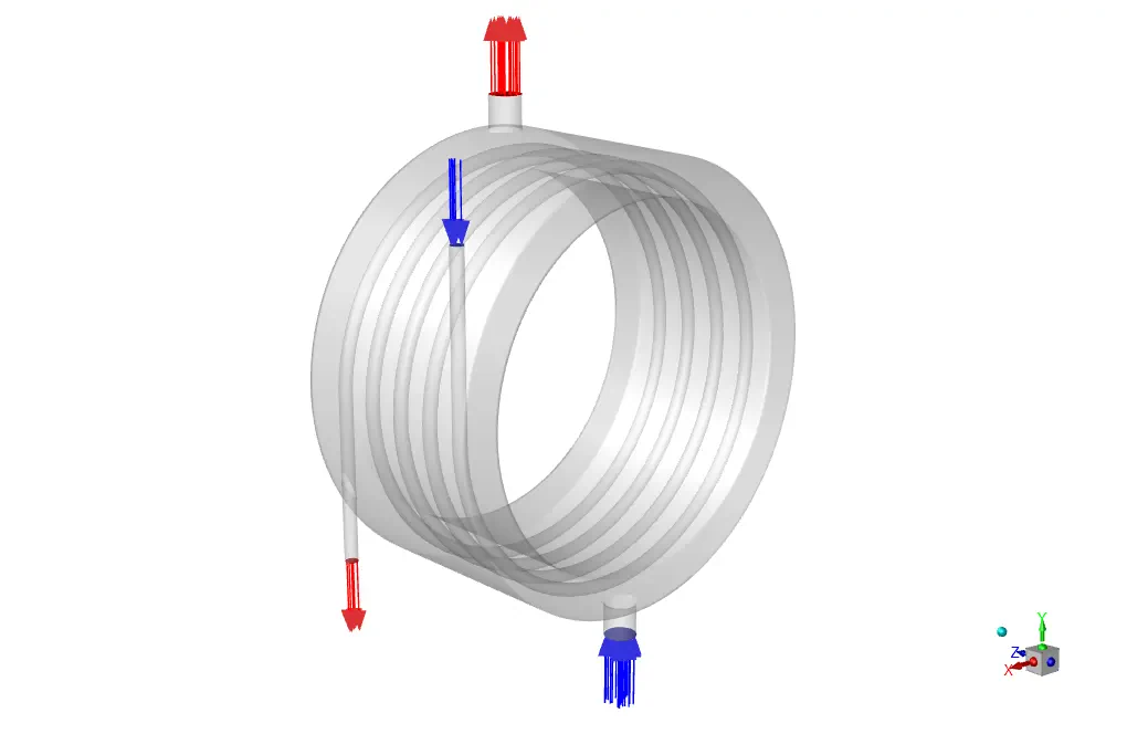 helical heat exchanger
