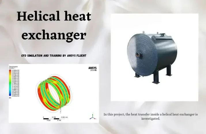Helical Heat Exchanger CFD Simulation, ANSYS Fluent Training